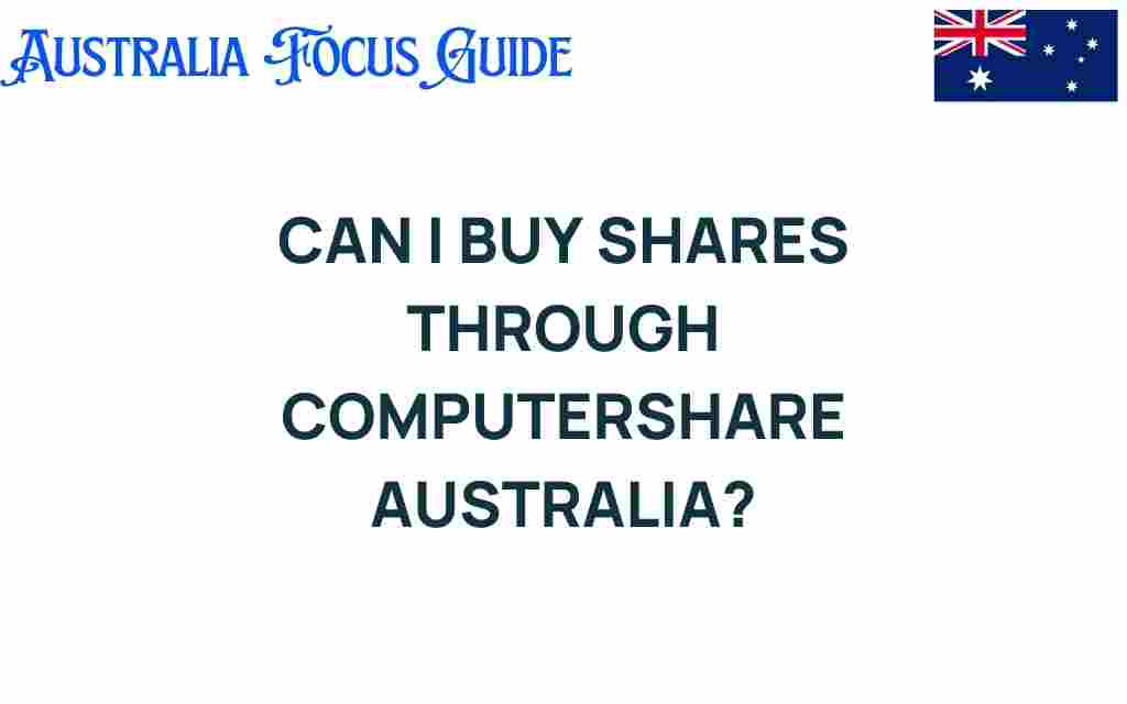 can-i-buy-shares-through-computershare-australia
