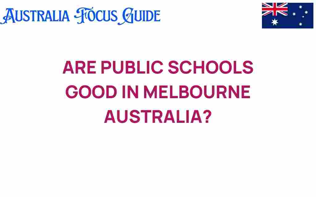 are-public-schools-in-melbourne-australia