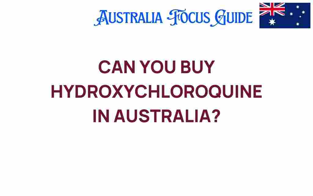 can-you-buy-hydroxychloroquine-in-australia