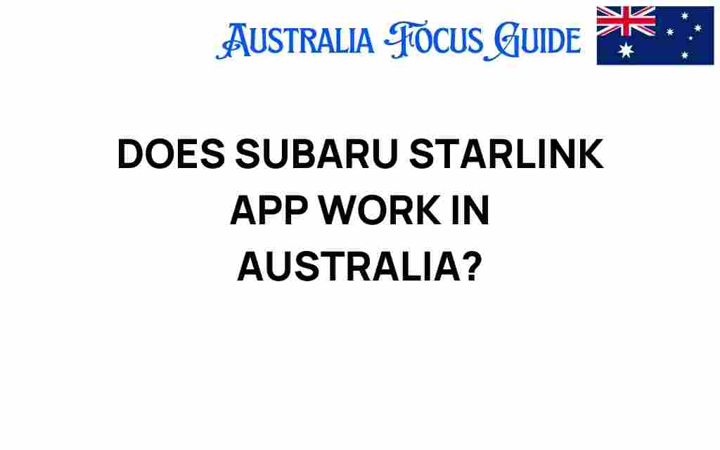 subaru-starlink-app-australia