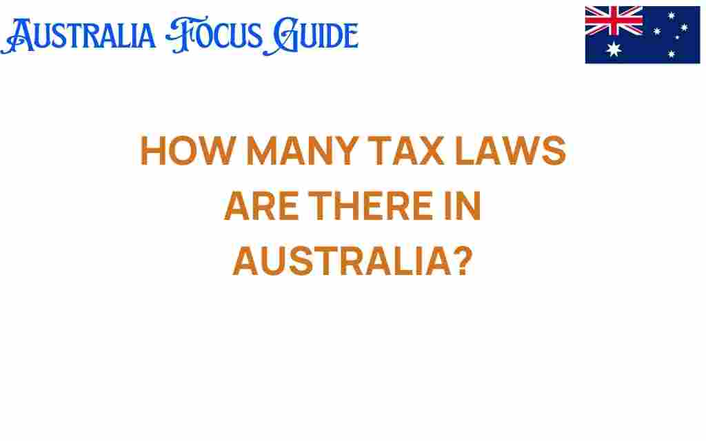 how-many-tax-laws-australia