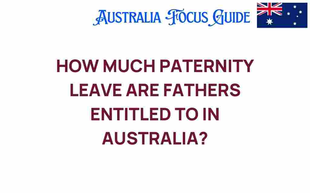how-much-paternity-leave-fathers-entitled-australia