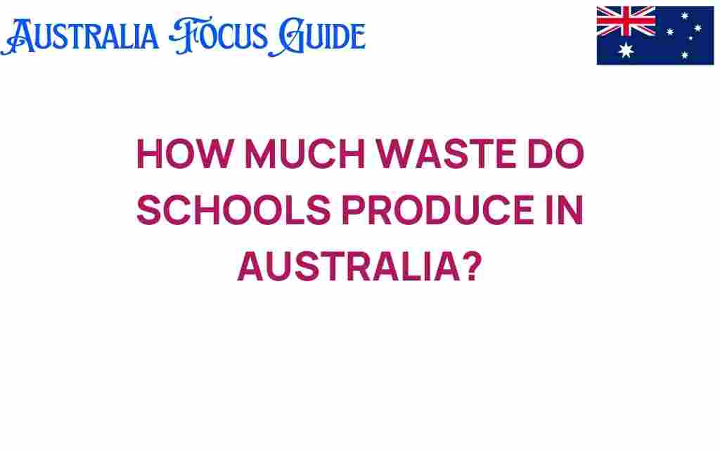 how-much-waste-do-schools-produce-australia