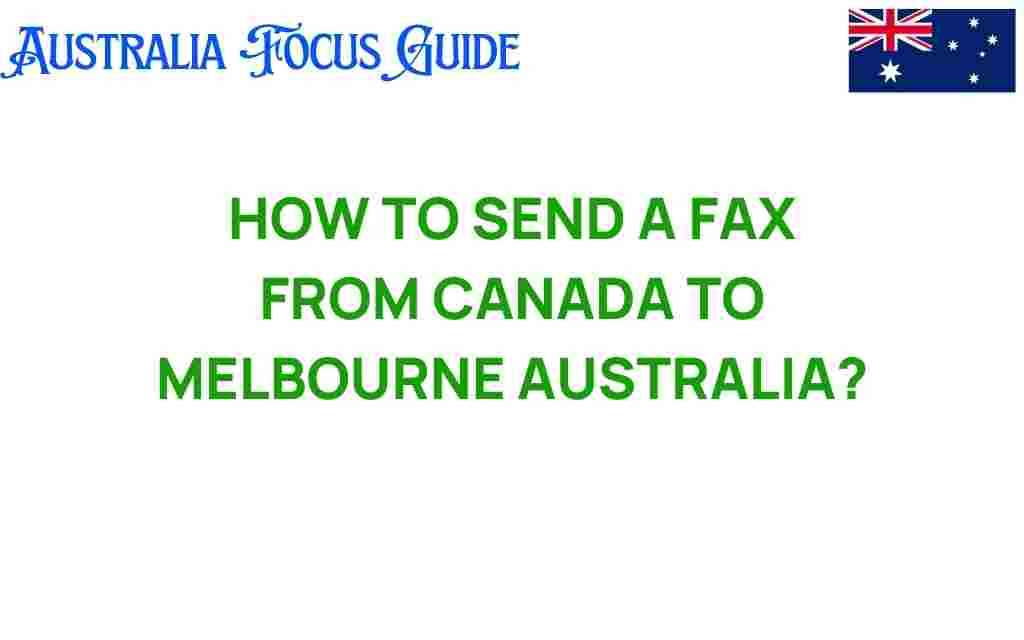 send-fax-canada-melbourne-australia
