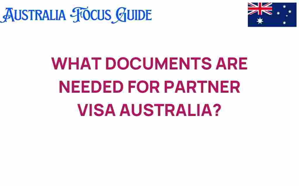 partner-visa-australia-documents