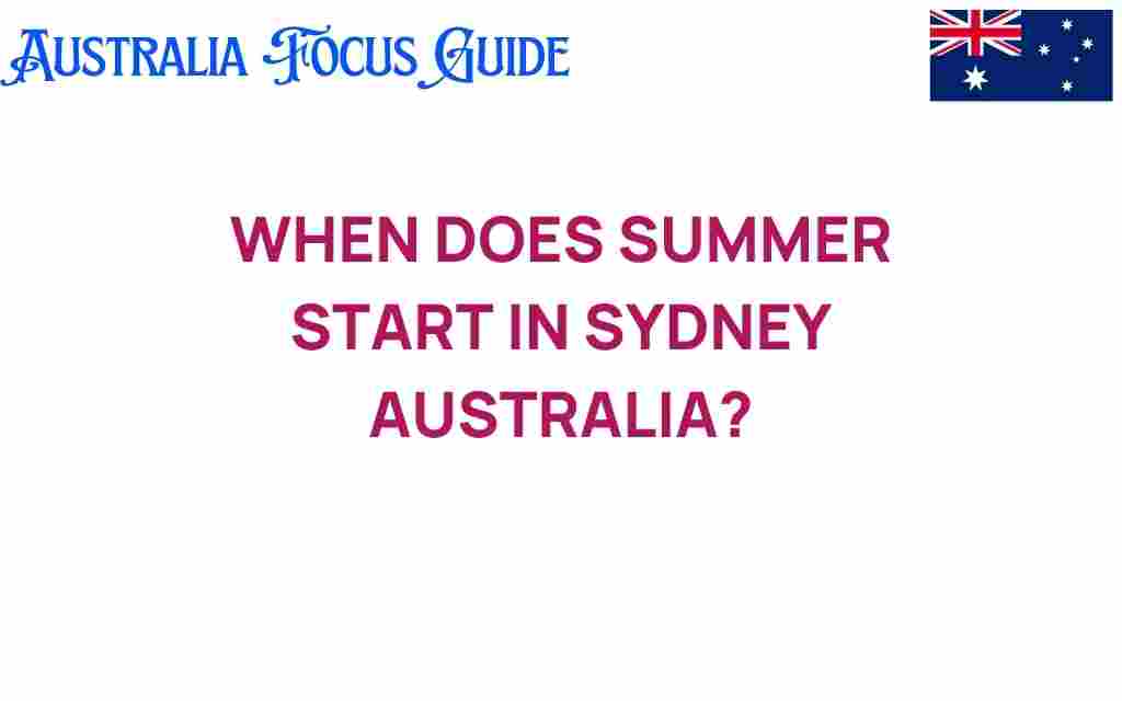 when-does-summer-start-in-sydney
